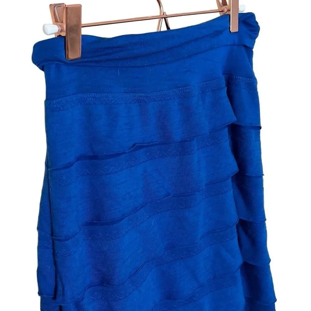 Max Studio Tiered Straight Skirt - Picture 3 of 8